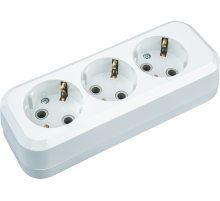 Navigator Колодка 61 584 NCA-BL01-03-E-WH 3гн с/з АБС пластик