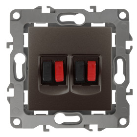 ЭРА Розетка Серия 12 12-3112-13 аудио двойная IP20 бронза