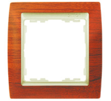 Simon 82 Вишня/Металлик Рамка 2-ая