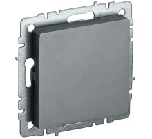 IEK BRITE BASE Сталь Заглушка c суппортом МЗ10-БрС