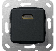 Gira S-55 Черный матовый Разъем HDMI