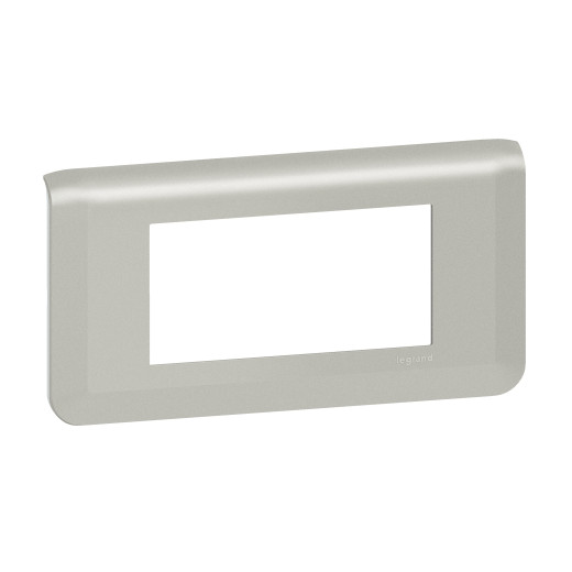 Рамка - Программа Mosaic - 4 модуля - алюминий