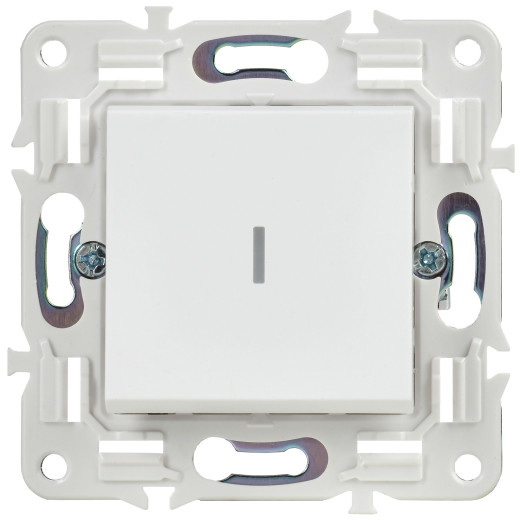 SKANDY Выключ. 1-кл. с инд. 10А SK-V07W арк. бел. IEK