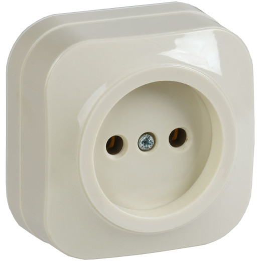 GLORY Роз. без з/к/ш о/у 10А РС20-2-ХК крем. IEK