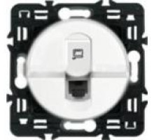 Legrand DIY Celiane Бел Розетка ТЛФ, RJ11.