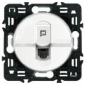 Legrand DIY Celiane Бел Розетка ТЛФ, RJ11.