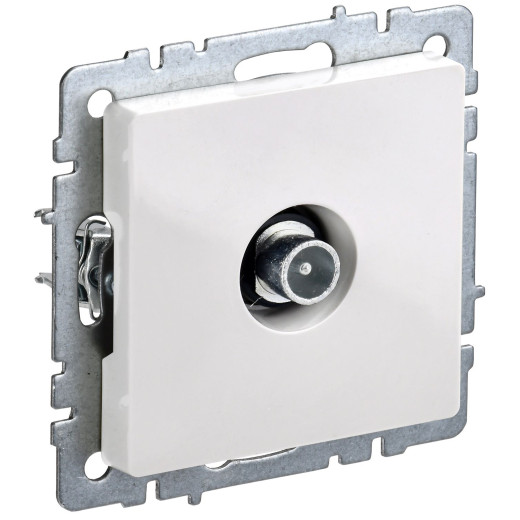 BRITE Роз. TV проходная РТВ10-0-БрБ бел. IEK