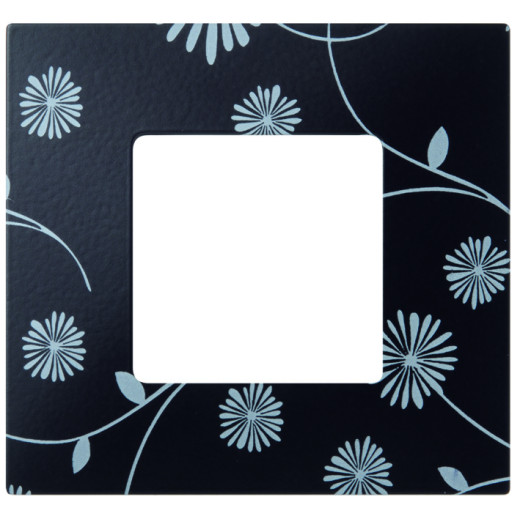 Simon 27 Черное & Белое Рамка-декор 1 пост, Play