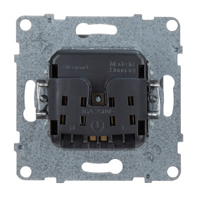 Legrand/Daccord SUNO Алюминий Розетка 2К 16А 250В. Винтовые зажимы..