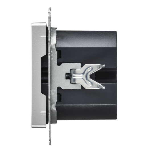 BRITE Роз. USB A+C 45Вт высокоск. зар. РЮ11-2-БрА алюм. IEK