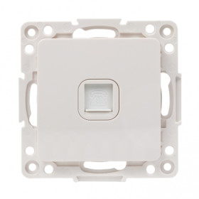 EKF PROxima Стокгольм Белый Розетка RJ-11.