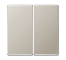 JUNG Центральная плата 2 группы стандарт металл нержавеющая сталь