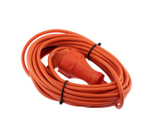 PROconnect Удлинитель-шнур ПВС 3х0.75, 10 м, с/з, 6 А, 1300 Вт, IP44, оранжевый (Сделано в России)