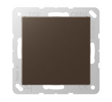 JUNG A 500 Мокка Заглушка без отверстий с несущим каркасом для произвольных вырезов