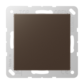 JUNG A 500 Мокка Заглушка без отверстий с несущим каркасом для произвольных вырезов