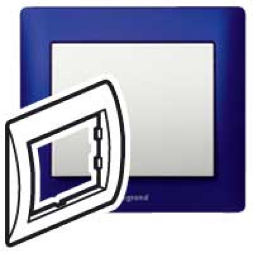 Рамка - Galea Life - 1 пост - металлическая - Magic Blue