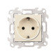 Розетка 2К+3 Sсhuko с защитными шторками, сл.кость