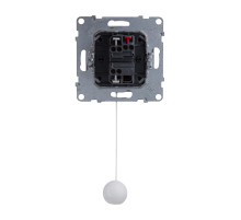 Legrand/Daccord SUNO Белый Выключатель кнопочный 6А 250В со шнуром. Безвинтовые зажимы.