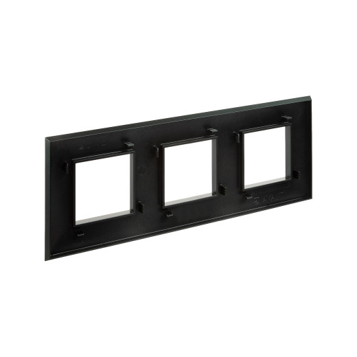 Рамка 3 поста (6 мод.), Avanti, сине-зеленый жемчуг