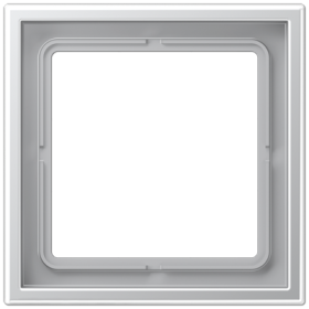 JUNG LS Нерж. сталь Рамка 1-ая термопласт (ударопрочный)