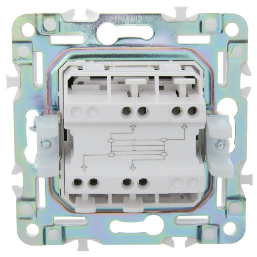 SKANDY Выключ. 1-кл. перекр. 10А SK-V03Bl черн. IEK