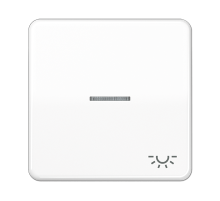 JUNG CD 500/CD plus Белая Клавиша 1-ая с/п с символом ОСВЕЩЕНИЕ