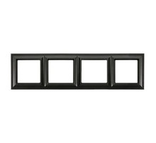 JUNG Eco Deco Рамка 4-поста термопласт черный матовый