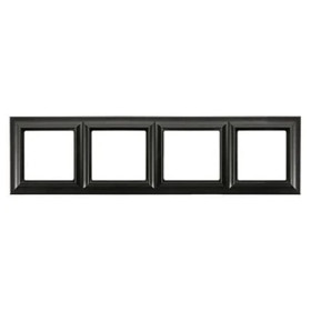JUNG Eco Deco Рамка 4-поста термопласт черный матовый