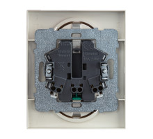 Legrand/Daccord SUNO Слоновая кость Силовая розетка двойная 2х2К+З 16А 250В. С защитными шторками. Безвинтовые зажимы.
