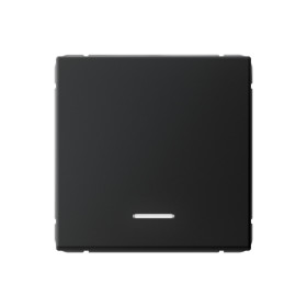 Systeme Electric ArtGallery Карбон Выключатель 1-клавишный с подсветкой, 10АХ, механизм, быстрозажим. клем.