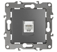 ЭРА Розетка Серия 12 12-3105-12 телефонная RJ11 IP20 Эра12 графит
