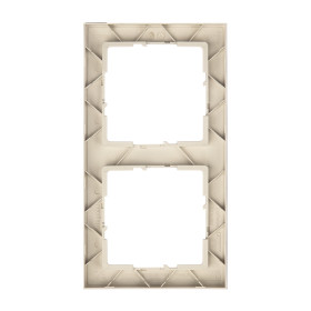 Legrand/Daccord SUNO Слоновая кость Рамка декоративная универсальная 2-постовая.