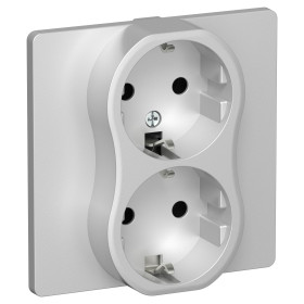 FLITE Роз. 2-я с з/к без з/ш б/к 16А РС12-1-К-ФлА ал. IEK