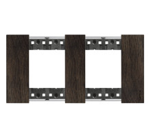 BT Living now Орех Рамка немецкий стандарт 2 поста (2+2 мод).