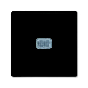 ABB BJB Basic 55 Шато (чёрн) Выключатель 1-клавишный с подсветкой