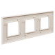 Рамка 3 поста (6 мод.), Avanti, ванильная дымка