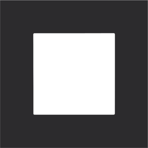 Рамка на 1 пост, черный сталь