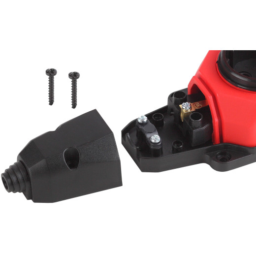 Колодка ЭРА K-4e-RED-IP44 каучуковая с заземлением 4 розетки 16A IP44 красная