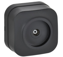 IEK GLORY Роз. TV о/у РТВ20-ХЧм черн. м.