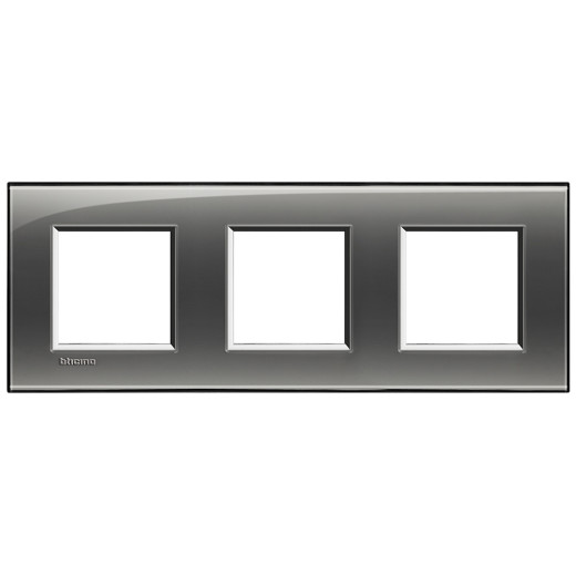 Livinglight Рамка прямоугольная, 3 поста, цвет Лондонский туман