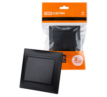 TDM Кнопка звонковая 6А графит 