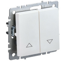 IEK BRITE BASE Жемчуг Выключ. жалюзи 10А ВС10-1-5-БрЖ