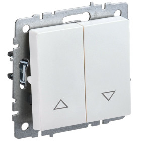 IEK BRITE BASE Жемчуг Выключ. жалюзи 10А ВС10-1-5-БрЖ