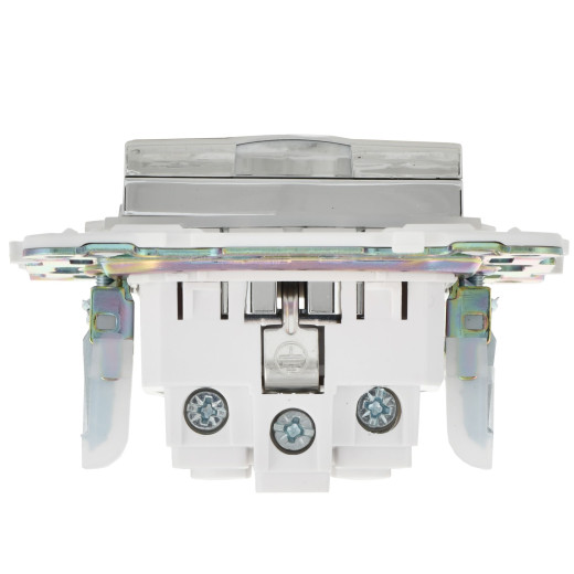 SKANDY Роз. з/к/ш кр. 16А IP44 SK-R11N никель IEK