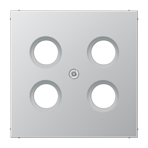 Крышка для SAT-TV-розетки, алюминий