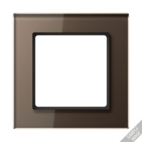 JUNG A creation Стекло Мокка Рамка 5-ая