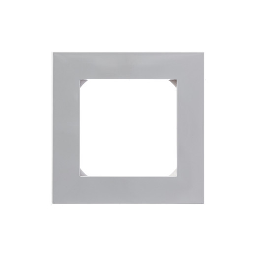 Рамка ABB Levit 1 пост серый / белый
