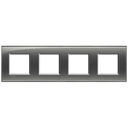 Livinglight Рамка прямоугольная, 4 поста, цвет Лондонский туман