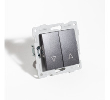 SPL Выключатель управления жалюзи, 10А, 220-250V (антрацит)