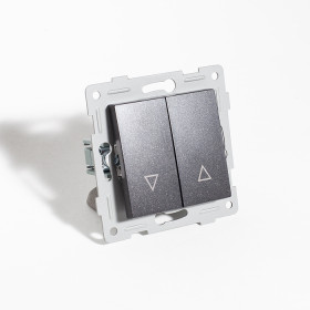 SPL Выключатель управления жалюзи, 10А, 220-250V (антрацит)